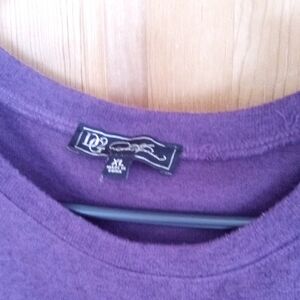 LRG Purple Women's Top Very Sorry For The Wrinkles